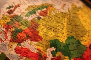Глобус с подсветкой физико-политический d=21 см